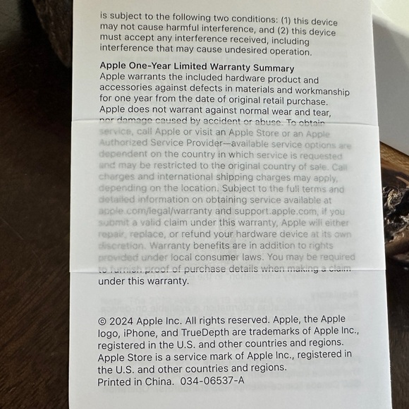 BOX ONLY for iPhone 16 Pro Max in Desert Titanium 512 Gb w/papers inside - Picture 5 of 7